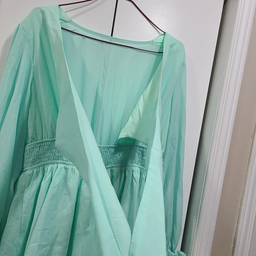 🥵 NWOT dress with ruffle bottom - Picture 2 of 5